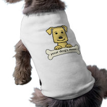 Personalisierter goldener Retriever hundekleidung