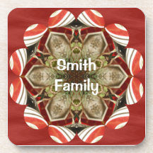Personalisierter Kaleidoskop-Untersetzer