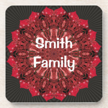 Personalisierter Kaleidoskop-Untersetzer
