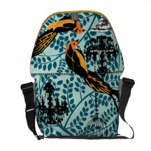 Personalisierter Leuchter-Vintager VogelBirdcage Kurier Tasche