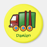 Personalisierter NamensCartoon-LKW Kühlschrankmagnete