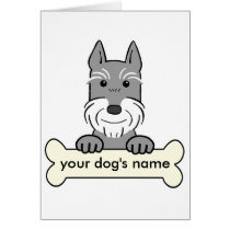 Personalisierter riesiger Schnauzer karten