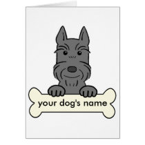 Personalisierter riesiger Schnauzer karten