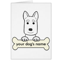 Personalisierter Schäferhund karten
