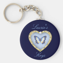 Personalisierter Schmetterling Keychain Schlüsselanhänger