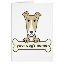 Personalisierter Windhund karten