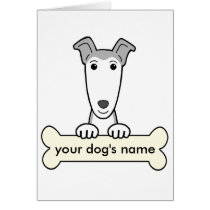 Personalisierter Windhund karten