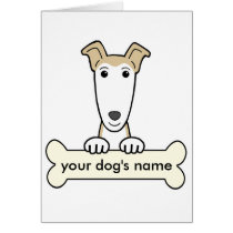 Personalisierter Windhund karten