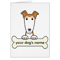Personalisierter Windhund karten