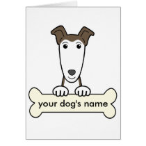 Personalisierter Windhund karten