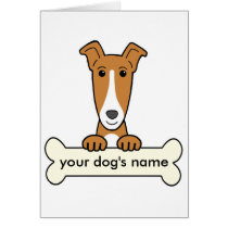Personalisierter Windhund karten