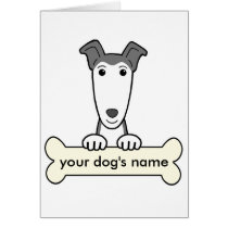 Personalisierter Windhund karten