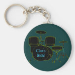 Personalisiertes Drumset Keychain Schlüsselband