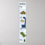Personalisiertes entzückendes Dinosaurier-Wachstum Plakat