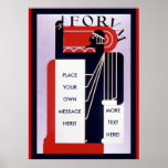 Personalisiertes ~ Forum ~ Vintage Werbung Plakat