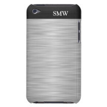 Personalisiertes Imitat-rostfreier Stahl und Schwa iPod Touch Case