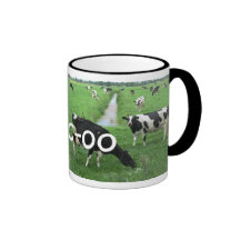 Personalisiertes Kuh-Geschenk: Milch-Becher mit Kü Teetassen