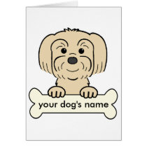 Personalisiertes Lhasa Apso karten