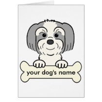 Personalisiertes Lhasa Apso karten