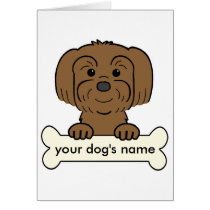 Personalisiertes Lhasa Apso karten