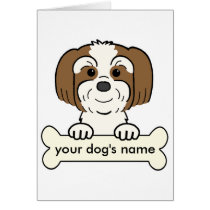 Personalisiertes Lhasa Apso karten