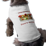 Personalisiertes Prinzessinhundet-shirt Haustiershirt