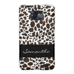 Personalisiertes Schnee-Leopard-Muster Samsung Galaxy S2 Hüllen