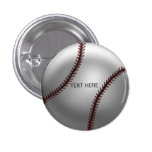 Personalized Baseball Button
