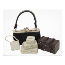 PersonalLuggage053009 Personalisierte Ankündigungskarte