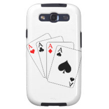Personifizieren Sie 4 Asse Hülle Fürs Galaxy S3