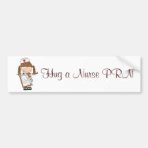 Personifizieren Sie brünette Krankenschwester-Gesc Autosticker
