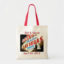 Personifizieren Sie Las Vegas, das Tasche Wedding 