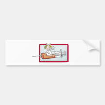 Personifizieren Sie mit Namen - die Superkrankensc Autosticker