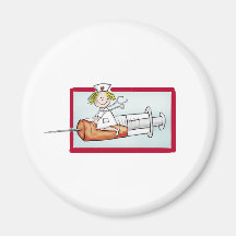 Personifizieren Sie mit Namen - die Superkrankensc Magnets