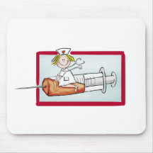 Personifizieren Sie mit Namen - die Superkrankensc Mousepads