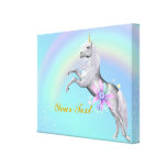 Personifizieren Sie Unicorn eingewickelte Leinwand Gespannte Galerie Drucke