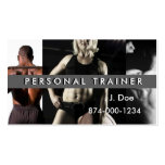 Persönlicher Trainer Visitenkarte