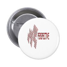Perspektive Typography Pinback Button