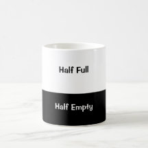 Pessimist-/Optimist-Schale Teetasse
