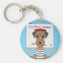 PetPaw Studio-Künstler-Hund Keychain Schlüsselbänder