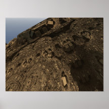 Petra 3D Fraktal Plakat