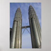 Petronas ragt Kiloliter hoch Posterdrucke