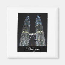 Petronas-Türme nachts Magnete