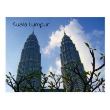 Petronas-Twin Towerspitzen Postkarten