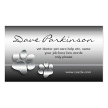 pets Haustierpflege-Visitenkarte