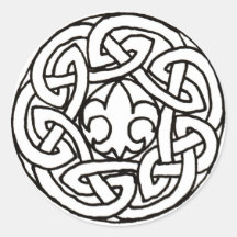Pfadfinder-Knotenaufkleber