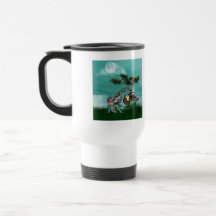 Pfau-Elf-Reise-Becher Teetasse