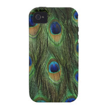 Pfau-Feder-Kasten-Abdeckung iPhone 4/4S Hülle