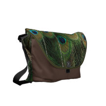 Pfau-Schönheit - Bote-Tasche Kuriertasche