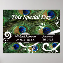 Pfau-Wirbel Posterdruck